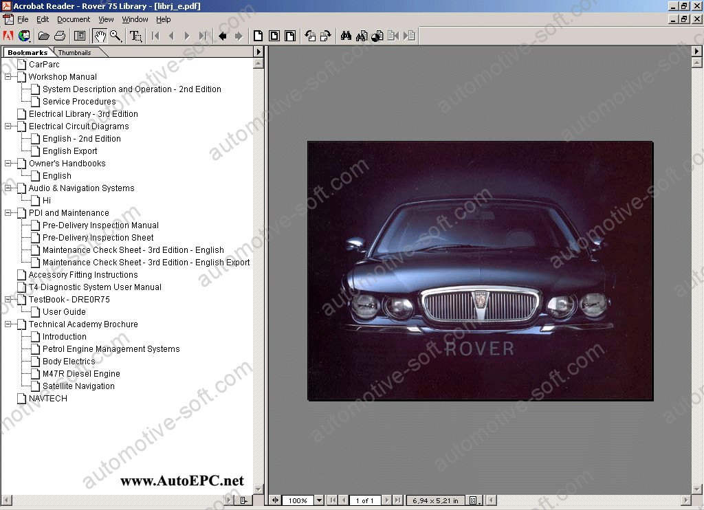 download Rover 25 45 75 Tourer MG ZR ZT ZTT ZS MG TF workshop manual