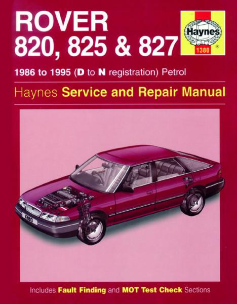 download Rover 820 825 827 D to N registration workshop manual