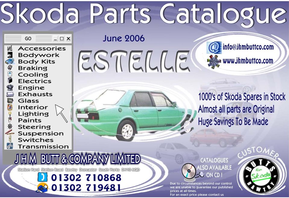 download SKODA ESTELLE 105 120 130 136 workshop manual