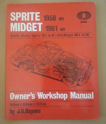 download SPRITE MG MIDGER 1275 workshop manual