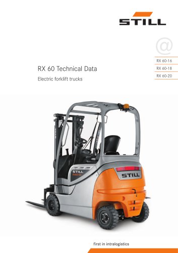 download STILL Electric Forklift Truck RX60 25 RX60 30 RX60 35 RX60 40 RX60 45 RX60 50 In able workshop manual