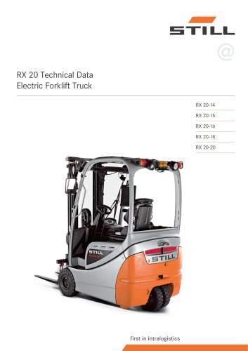 download STILL RX20 15 RX20 16 RX20 18 RX20 20 RX60 16 RX60 18 RX60 20 Electric Forklift Truck Manu workshop manual