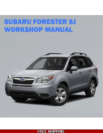 download SUBARU FORESTER Shop workshop manual