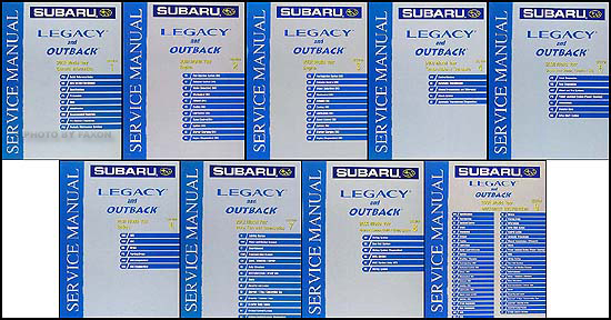 download SUBARU LEGACY Shop workshop manual