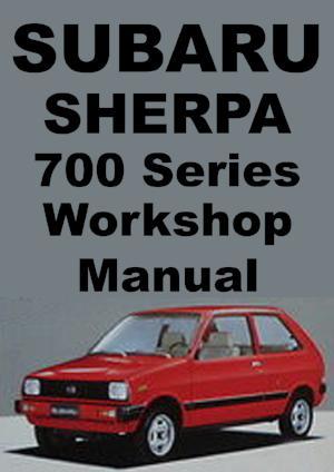 download SUBARU SHERPA 700 workshop manual