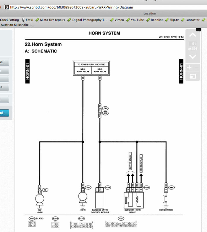 download SUBARU WRX workshop manual