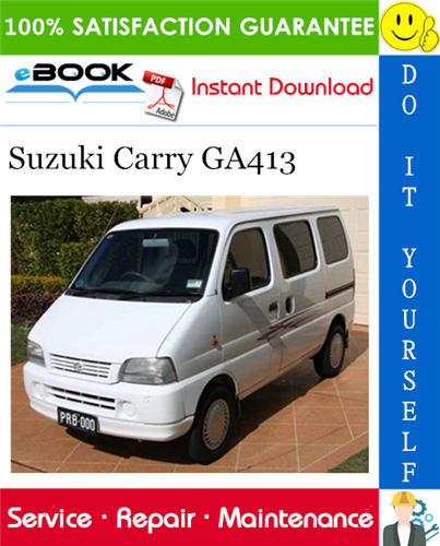 download SUZUKI CARRY GA413 workshop manual