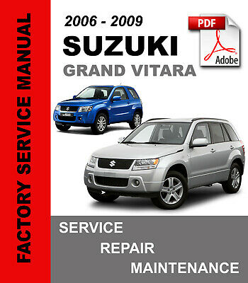 download SUZUKI GRand VITARA SQ416 420 625 DIAGR workshop manual