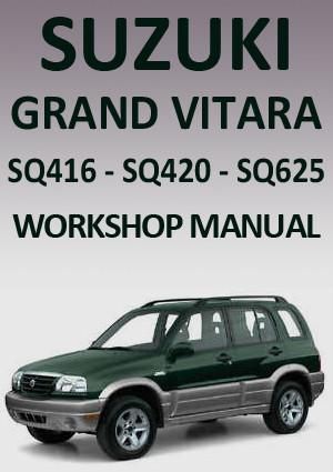 download SUZUKI GRand VITARA SQ416 420 SERVIC workshop manual