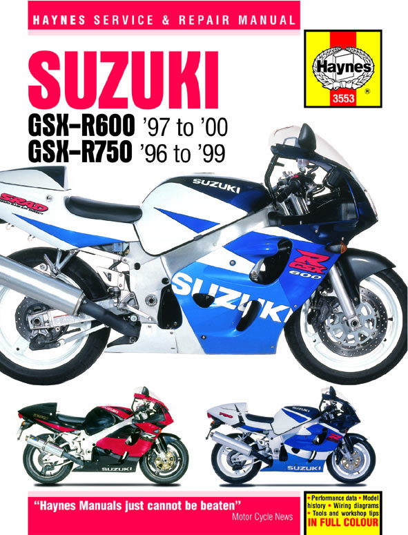 download SUZUKI GSX R600 Motorcycle able workshop manual