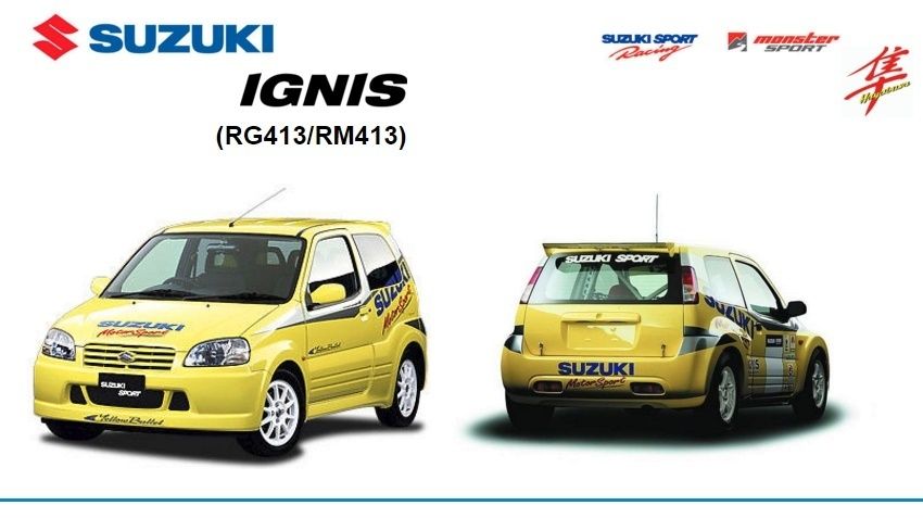 download SUZUKI IGNIS RG413 workshop manual