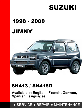 download SUZUKI JIMNY SN413 SN415D able workshop manual