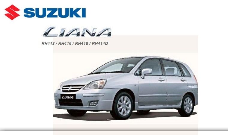 download SUZUKI LIANA RH workshop manual