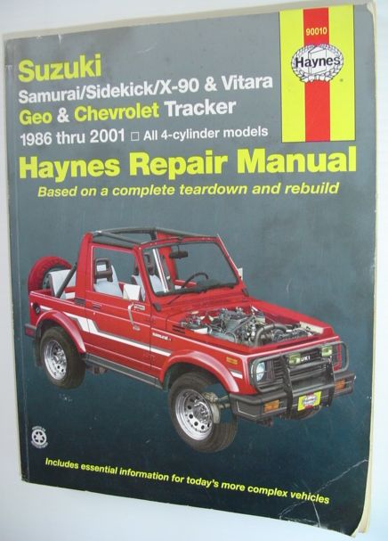 download SUZUKI SAMURAIModels workshop manual