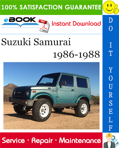download SUZUKI SAMURAIModels workshop manual