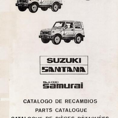 download SUZUKI SAMURAIModels workshop manual