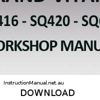 download SUZUKI SQ416 SQ420 SQ625 GRand VITARA workshop manual