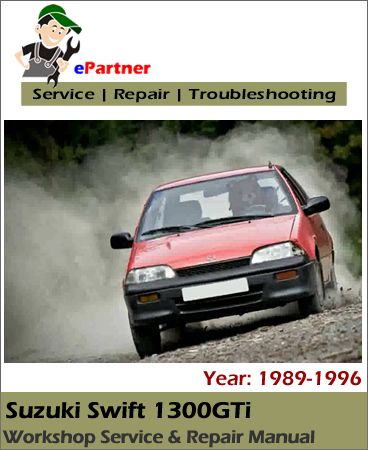 download SUZUKI SWIFT 1300GTI workshop manual