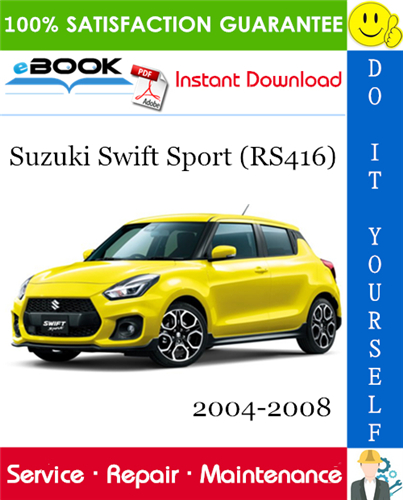 download SUZUKI SWIFT RS415 workshop manual