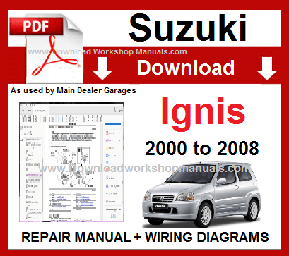 download SUZUKI SWIFT Sport RS416 workshop manual