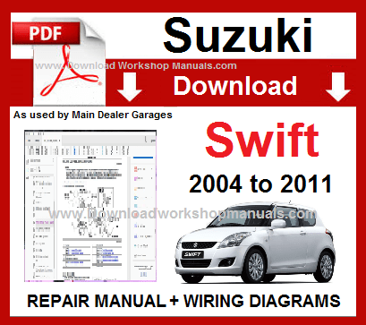 download SUZUKI SWIFTModels workshop manual