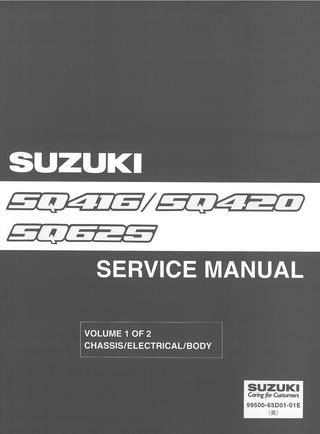 download SUZUKI VITARA SQ416 SQ420 SQ625 workshop manual
