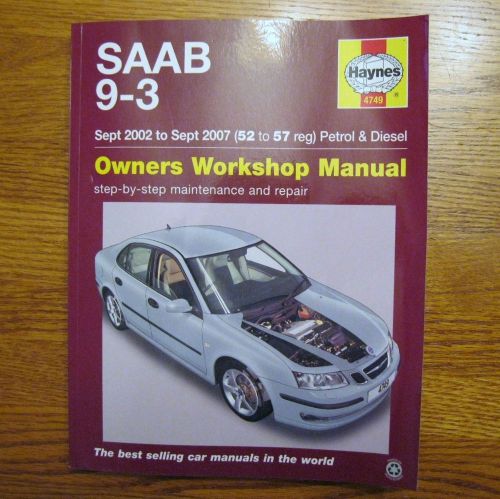 download Saab 9 3 workshop manual
