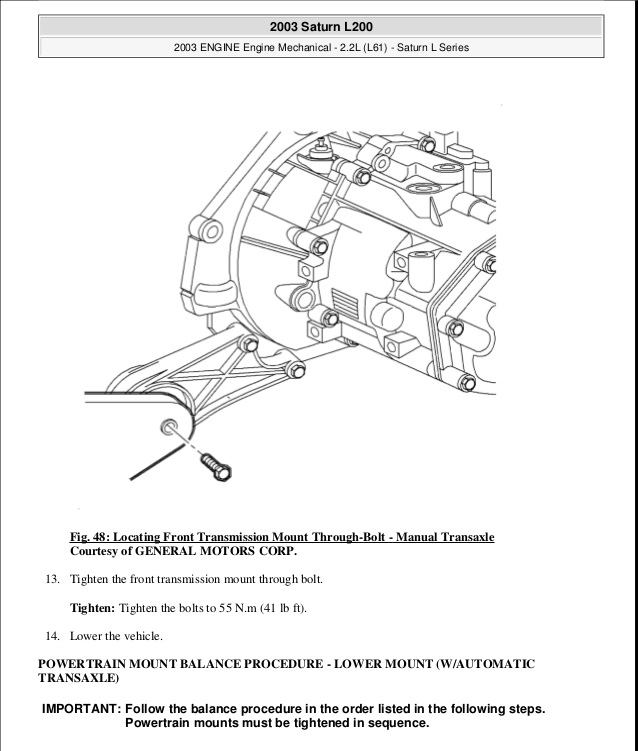 download Saturn L workshop manual