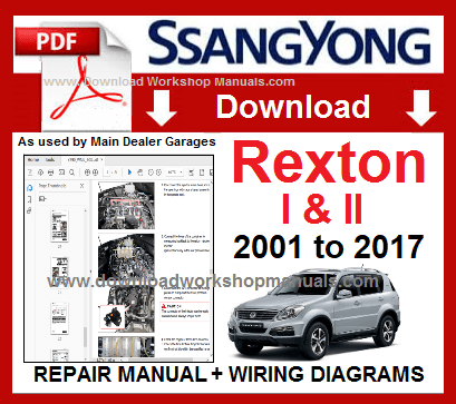 download SsangYong Actyon C120 workshop manual