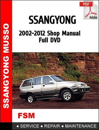 download SsangYong Kyron D130 workshop manual