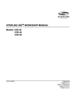 download Sterling 360 Drivers able workshop manual