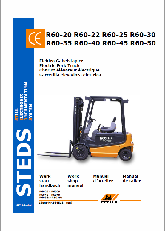 download Still Electric Fork Truck Forklift R60 20 R60 25 R60 30 Master workshop manual