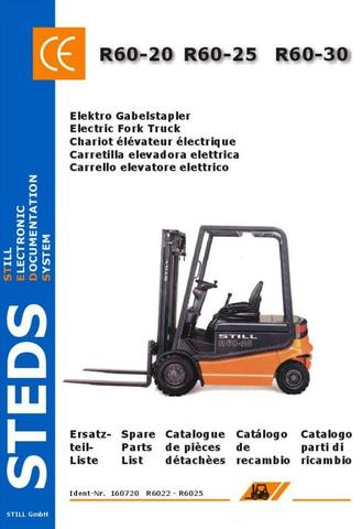 download Still Electric Fork Truck Forklift R60 20 R60 25 R60 30 Master workshop manual