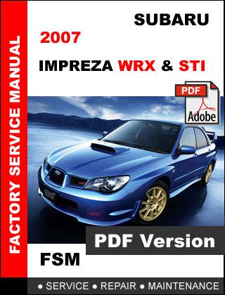 download Subaru Impreza OEM workshop manual