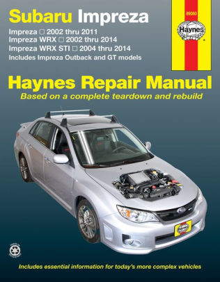 download Subaru Impreza able workshop manual