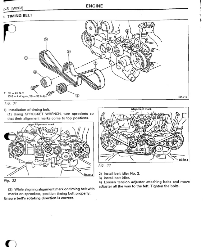 download Subaru Legacy EJ22 workshop manual