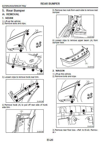 download Subaru Liberty workshop manual