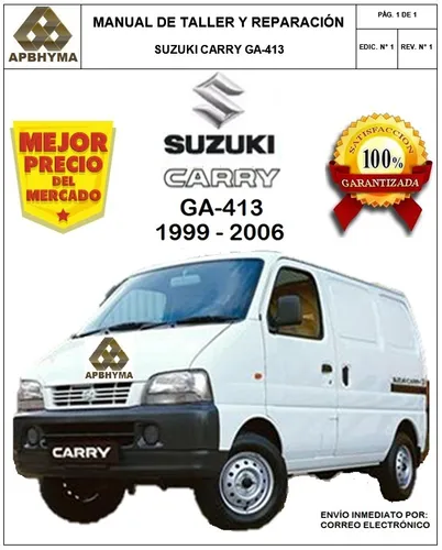 download Suzuki Carry GA413 able workshop manual