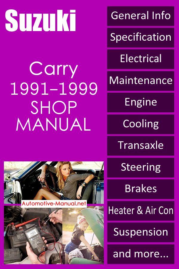 download Suzuki Carry workshop manual