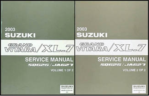 download Suzuki Grand Vitara XL7 workshop manual