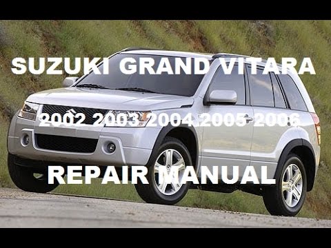 download Suzuki Grand Vitara workshop manual