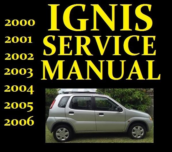 download Suzuki Ignis 1.3 1.5 mk1 workshop manual