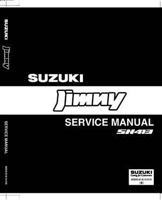 download Suzuki Jimny SN413 able workshop manual