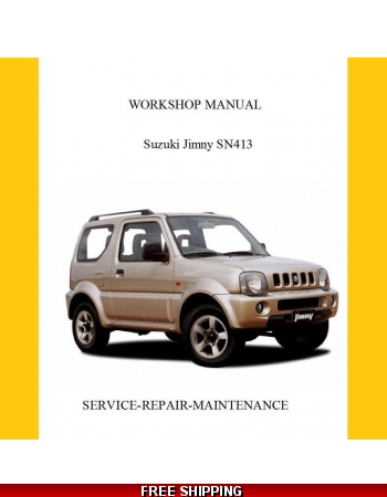 download Suzuki Jimny SN413 workshop manual