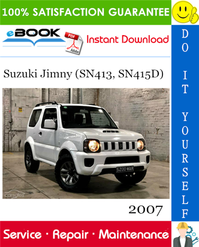 download Suzuki Jimny Sn413 sn415d + workshop manual