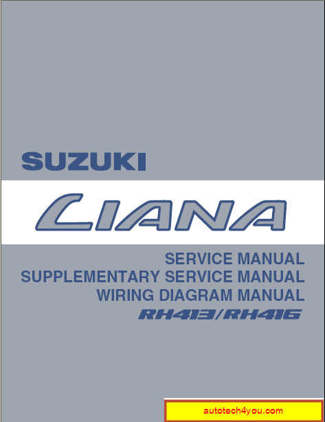 download Suzuki Liana Aerio RH Car Manual Manual able workshop manual