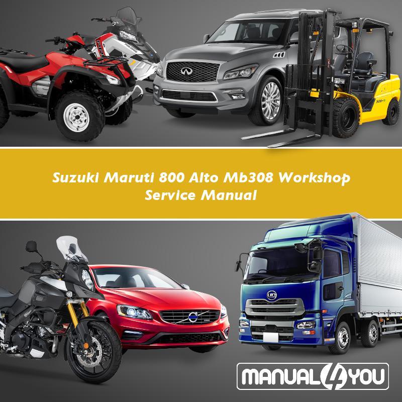 download Suzuki Maruti 800 MB308 engine able workshop manual