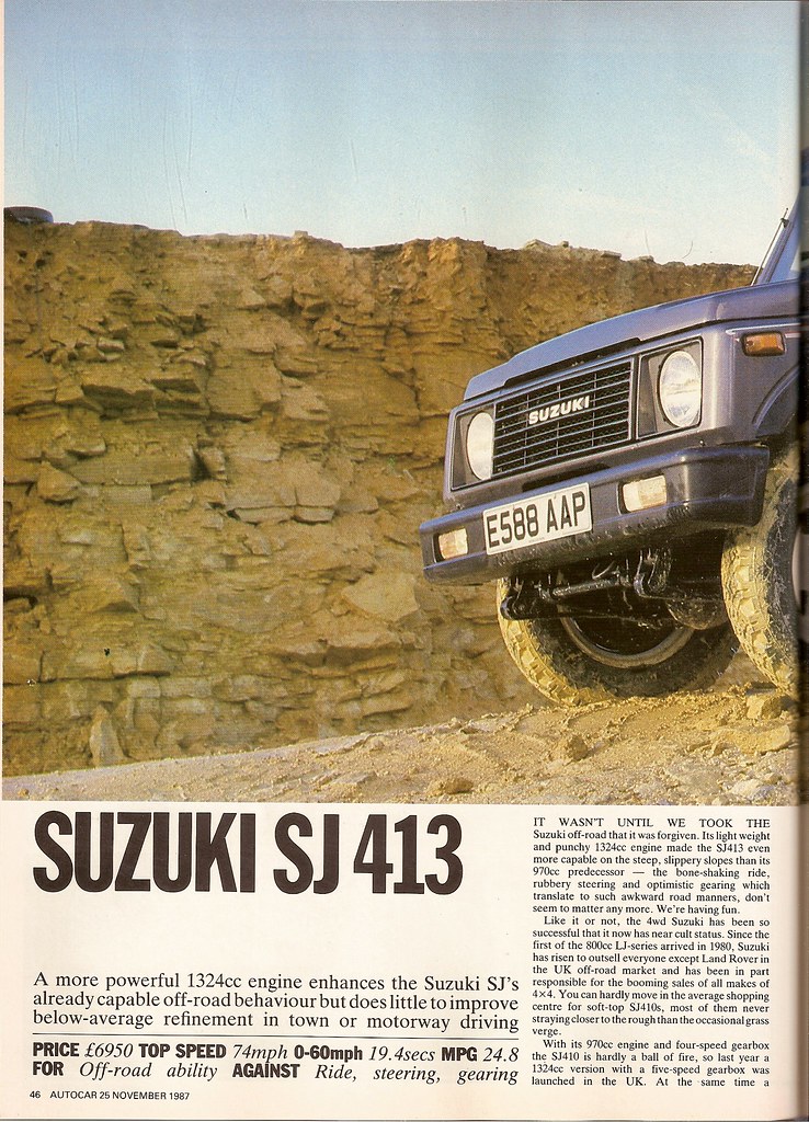 download Suzuki SJ413 workshop manual