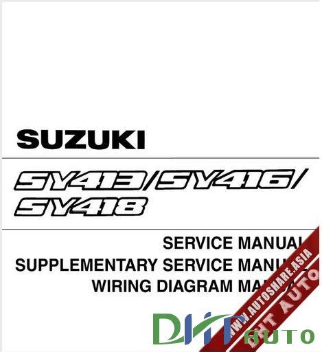 download Suzuki SY 419 manua workshop manual