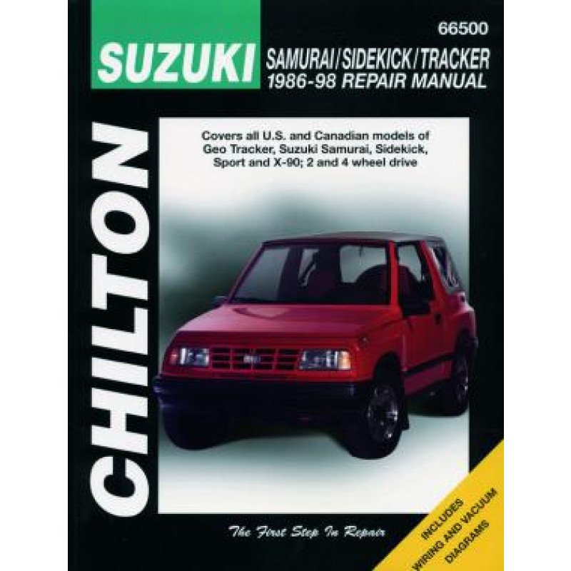 download Suzuki Samurai Sidekick GEO Tracker workshop manual
